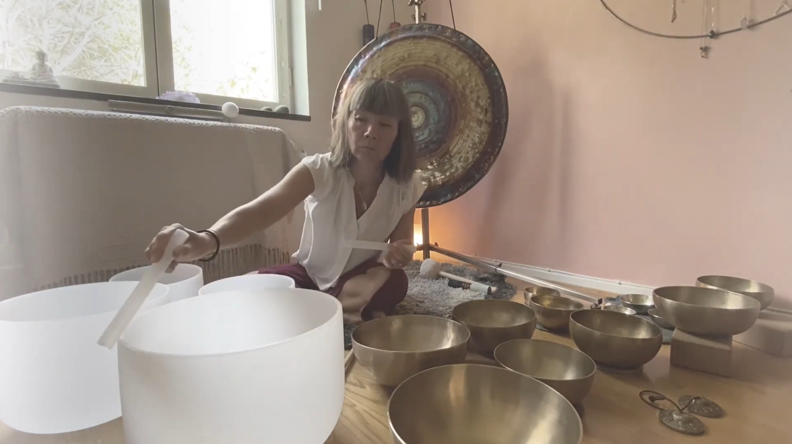 Sound-healing session